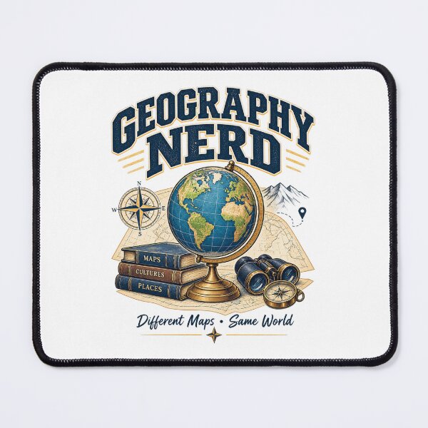 Item preview, GEOGRAPHY NERD designed and sold by CKM-style.