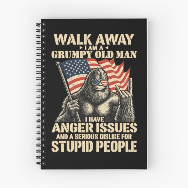 Item preview, Grumpy Old Man Funny Grandpa American Flag designed and sold by LASTIQUE-dd.