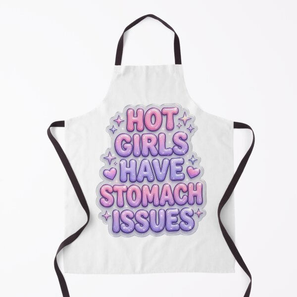 Item preview, Hot Girls Have Stomach Issues Y2K Bubble Letter Sticker designed and sold by Barkashow.