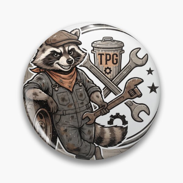 Item preview, Trash panda mechanic designed and sold by mnkyride.