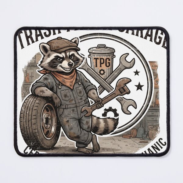 Item preview, Trash panda mechanic designed and sold by mnkyride.