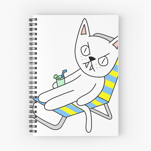 Item preview, Copy of mean cat beach chair designed and sold by motherbrainart.