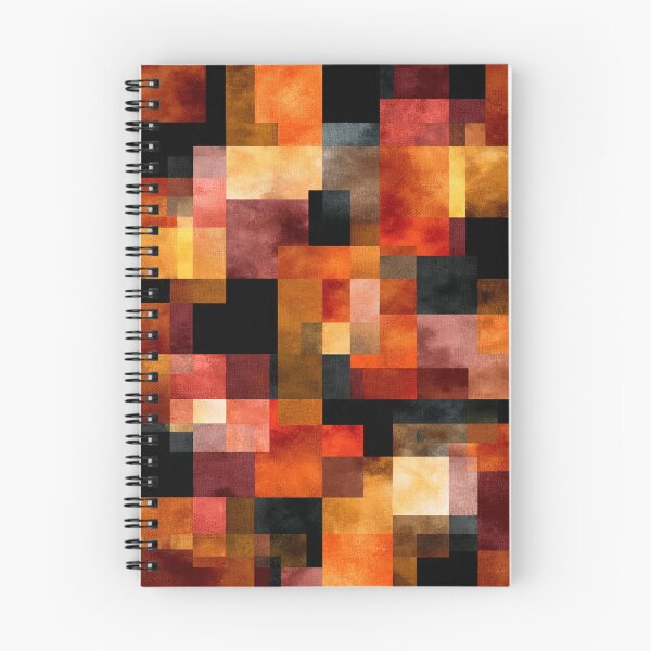 Item preview, Abstract Warm Geometric Patches Textured Mosaic designed and sold by Aliforall.