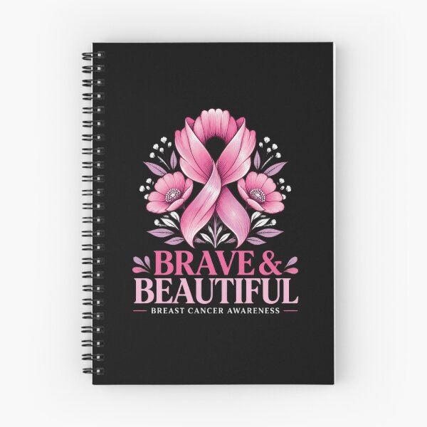 Item preview, Brave and Beautiful Breast Cancer Awareness Pink Ribbon designed and sold by Uglyandcute.