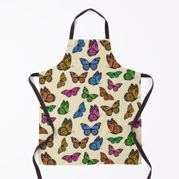 Item preview, Colorful butterflies pattern designed and sold by Ana Gorozpe.