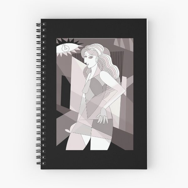 Item preview, Cubist Geometric Beautiful Woman Portrait designed and sold by MrsHallatHome.