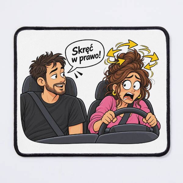 Item preview, Skręć W Prawo – Humor Damsko-Męski designed and sold by PRINTIONAL.