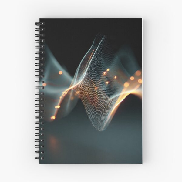 Item preview, Flowing Neon Silk Waves Abstract Light designed and sold by Aliforall.