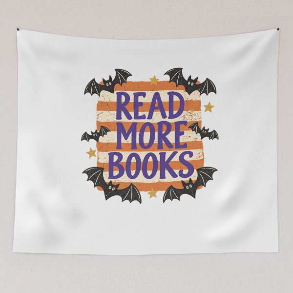 Item preview, Read More Books Halloween Book Lover Spooky Bat designed and sold by LASTIQUE-dd.