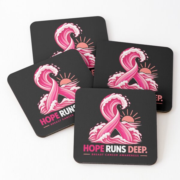 Item preview, Hope Runs Deep Breast Cancer Awareness Pink Ribbon  designed and sold by Uglyandcute.