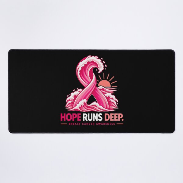 Item preview, Hope Runs Deep Breast Cancer Awareness Pink Ribbon  designed and sold by Uglyandcute.