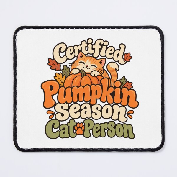 Item preview, Pumpkin Season Cat designed and sold by notMikii.