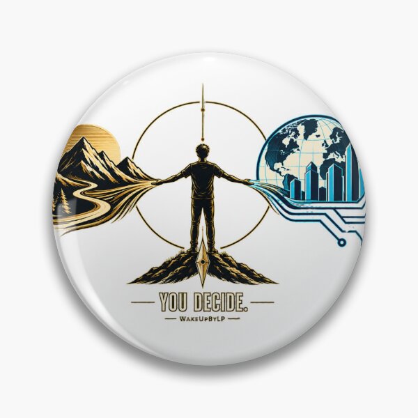 Item preview, You Decide – Human, Nature and Technology designed and sold by WakeUpByLP.