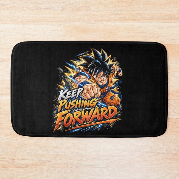 Item preview, Keep Pushing Forward – Anime Motivation Warrior Design designed and sold by ArtisticHeart21.