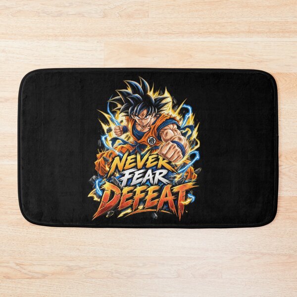 Item preview, Never Fear Defeat – Anime Motivational Warrior Design designed and sold by ArtisticHeart21.