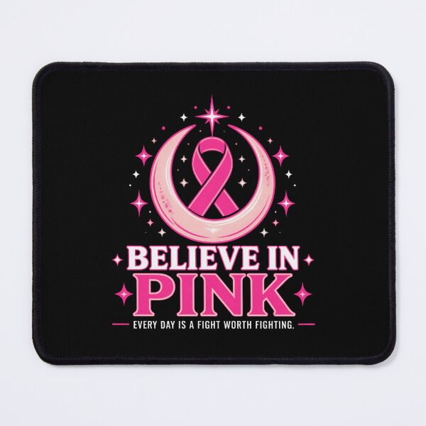Item preview, Believe in Pink Breast Cancer Awareness Pink Ribbon designed and sold by Uglyandcute.