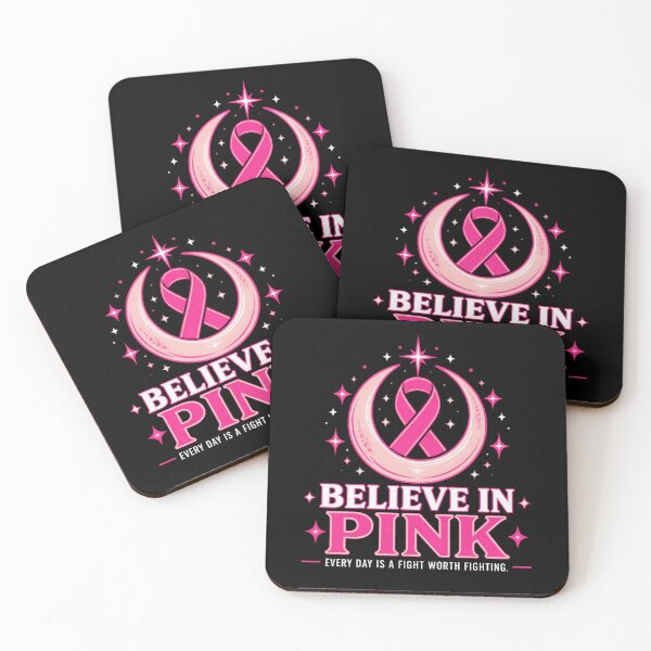 Item preview, Believe in Pink Breast Cancer Awareness Pink Ribbon designed and sold by Uglyandcute.