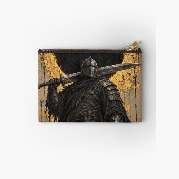 Item preview, Black Armored Knight with a Shoulder Sword and Gold-Rimmed Disk designed and sold by MouradStudio.