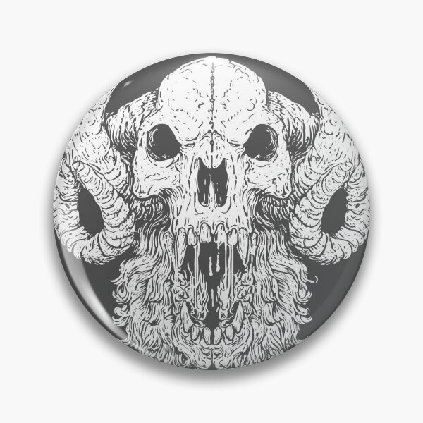 Item preview, Horned Skull Ink Graphic designed and sold by folskullyz.