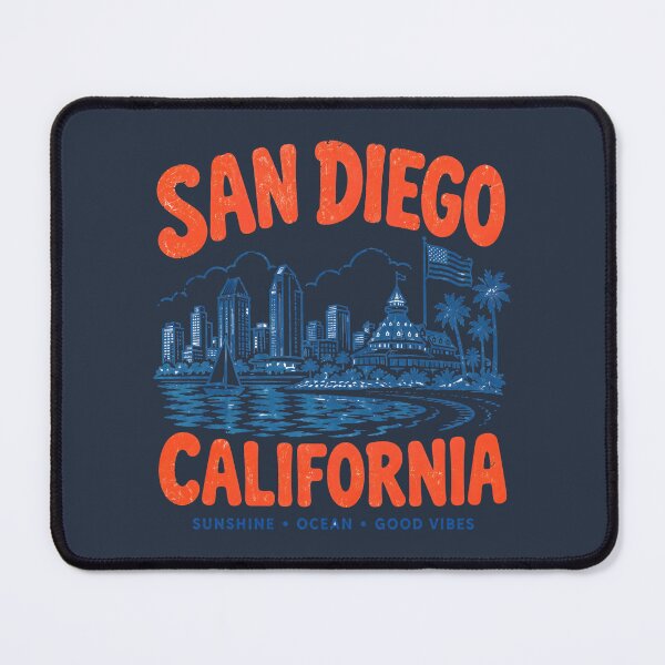 Item preview, San Diego Retro City designed and sold by HowToCanadian.