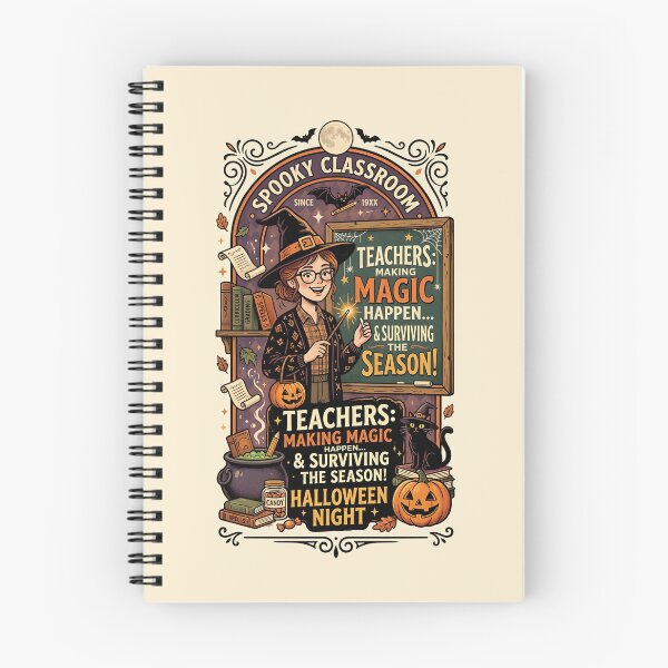 Item preview, Spooky classroom - Teachers: Making magic happen & surviving the season! - Halloween for teachers designed and sold by ParadoxParadox.
