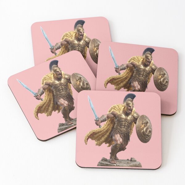 Item preview, Golden Spartan Warrior Statue designed and sold by Utopian-Magic.