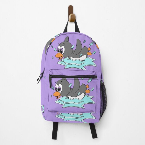 Item preview, Cute Kawaii Penguin Swimming in Water - Adorable Ocean Cozy Critter Cartoon designed and sold by CozyCritters8.