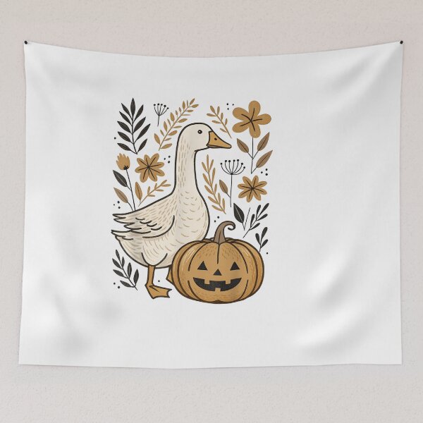 Item preview, Halloween Goose Floral Goose Fall designed and sold by LASTIQUE-dd.