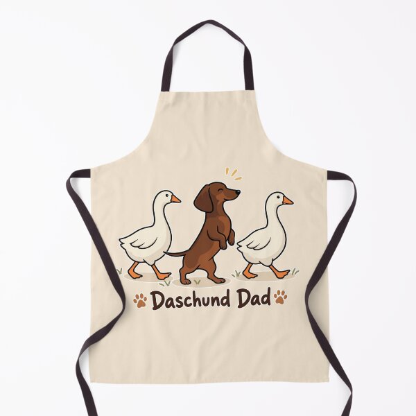 Item preview, Funny Dachshund Dad Shirt - Cute Daschund Dad Walking Geese Wiener Dog Gift designed and sold by Blupunk.