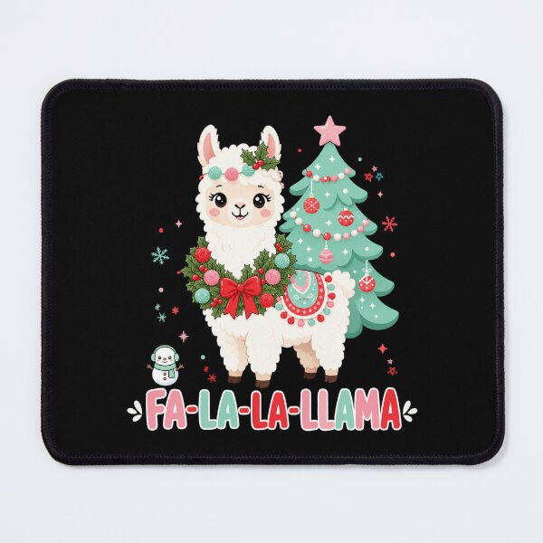 Item preview,  Fa La La Llama Cute Christmas Tree Alpaca designed and sold by Design Vibras.