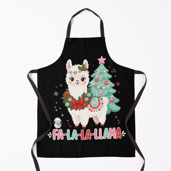 Item preview, Fa La La Llama Cute Christmas Tree Alpaca designed and sold by Design Vibras.
