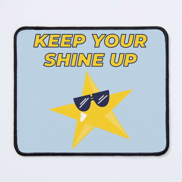Item preview, Keep Your Shine Up – Cool Confident Star with Sunglasses 2 designed and sold by WordPlayStudio.