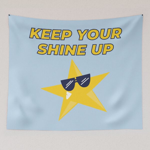 Item preview, Keep Your Shine Up – Cool Confident Star with Sunglasses 2 designed and sold by WordPlayStudio.