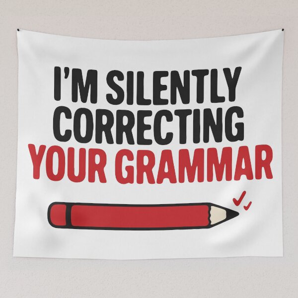 Item preview, I'm silently correcting your grammar - funny English teacher grammar nerd designed and sold by GagShots.