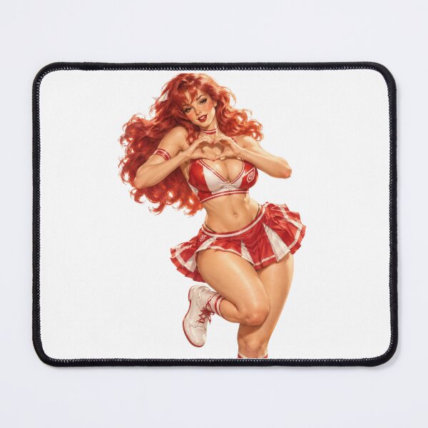 Item preview, Cheerleader Heart Hands Vintage 1940s Retro Pin Up Art designed and sold by Cosplayvintage.