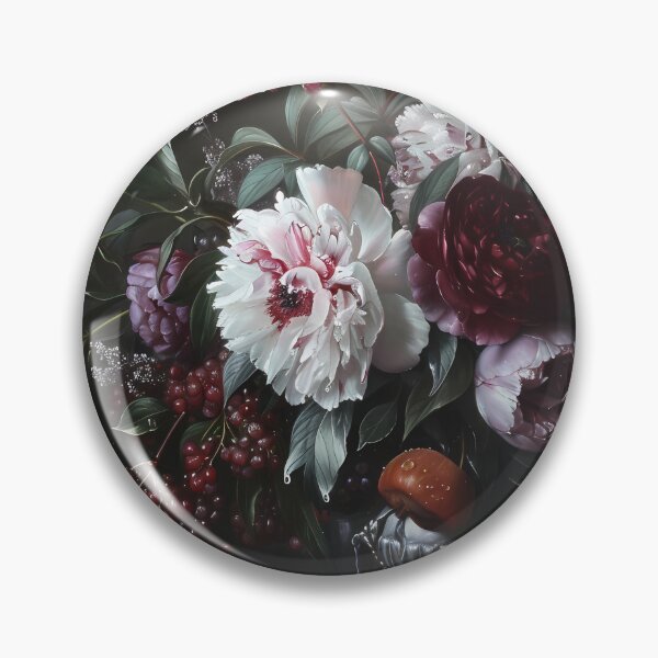 Item preview, Opulent Floral Still Lifes – Dark Romantic Vintage Wall Art designed and sold by Artdavesalzburg.