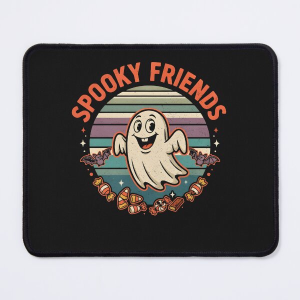 Item preview, Spooky Friends Cute Ghost Halloween Retro Vintage designed and sold by dragonbol023.