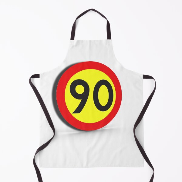 Item preview, Speed Limit 90 Road Sign Graphic Vector Illustration  designed and sold by Creatby7030.