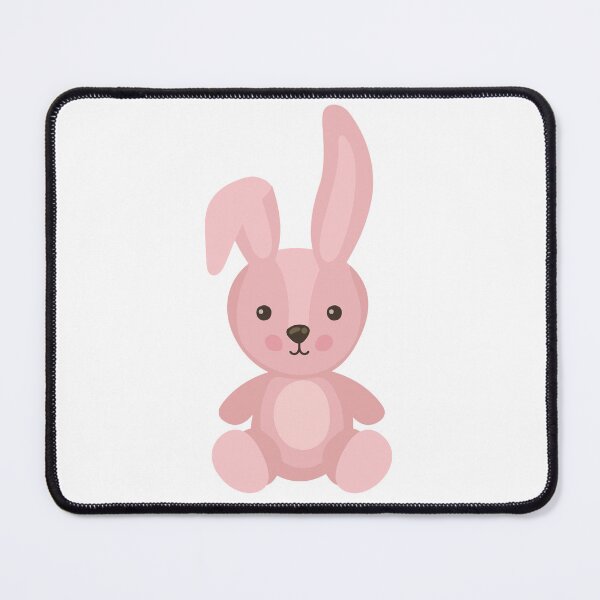 Item preview, Cute Pink Bunny Plush Cartoon Illustration designed and sold by pazis00.
