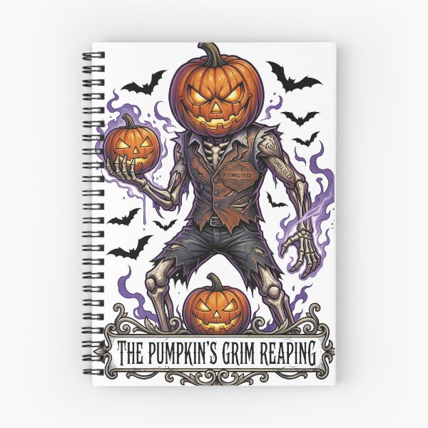 Item preview, The Pumpkin's Grim Reaping – Halloween Fantasy Art designed and sold by TUMBAJULCA.