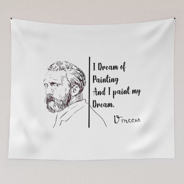 Item preview, Famous Quote From Vincent designed and sold by MrsHallatHome.