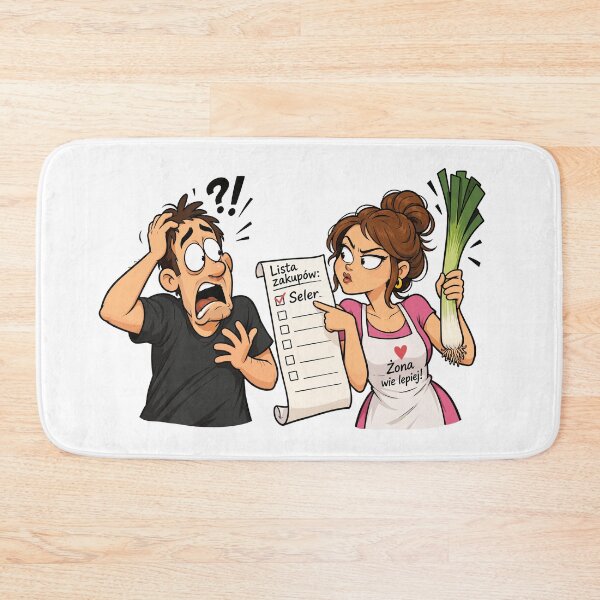 Item preview, Facet Na Zakupach – Humor Damsko-Męski designed and sold by PRINTIONAL.