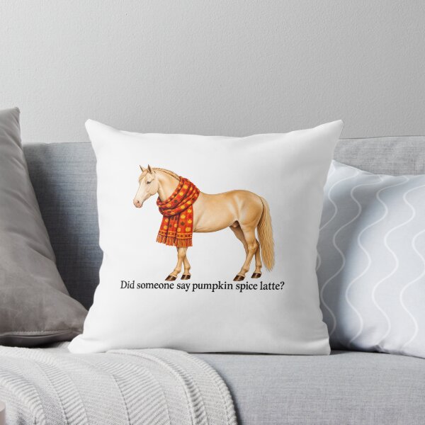 Item preview, Did Someone Say Pumpkin Spice Latte Horse designed and sold by LASTIQUE-dd.