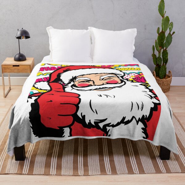 Item preview, Pop Art Santa Thumbs Up: Comic Book Christmas Cheer designed and sold by VibranPalette.