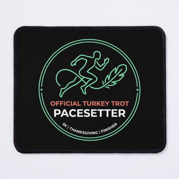 Item preview, Official Turkey Trot Pacesetter 5K Runner Finisher Thanksgiving Badge designed and sold by TeNovaStudio.