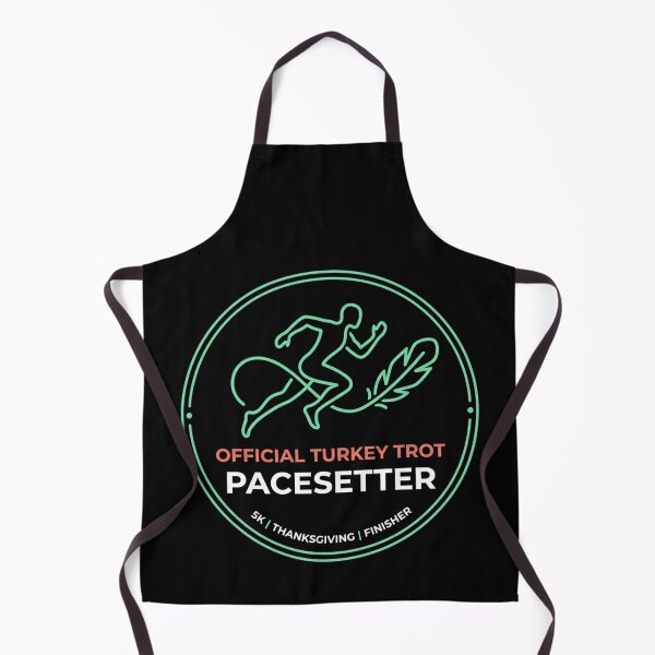 Item preview, Official Turkey Trot Pacesetter 5K Runner Finisher Thanksgiving Badge designed and sold by TeNovaStudio ⭐⭐⭐⭐⭐.