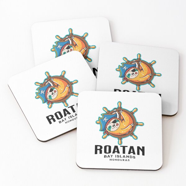 Item preview, Roatan Pirate Sloth designed and sold by BeachWhisper.