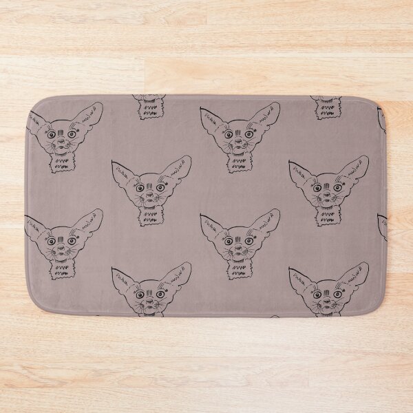 Item preview, Big-Eared Fennec Fox- Quirkly Line Art Portrait designed and sold by penelopejade.