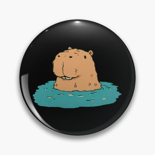Item preview, Cute Standing Capybara | Unbothered Chill Animal Art designed and sold by kuwagatamushi.