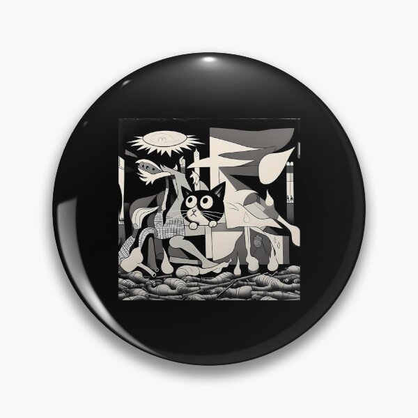 Item preview, Guernica Kitty designed and sold by MrsHallatHome.